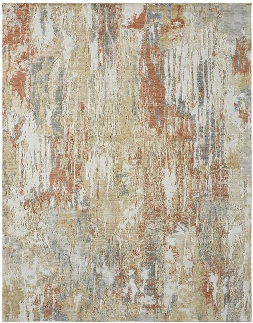 Rupesch Teppich SPIRIT Modern Abstract aus Wolle in Braun Orange Multicolour B: 300 cm, T: 250 cm, H: 0,6 cm - Bild 1