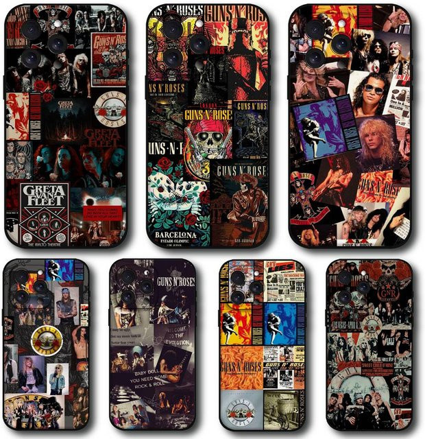 Mesuca Handyhülle Rock Band Guns N' Roses für iPhone in Multicolour - Bild 1