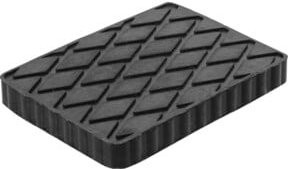 BGS Gummiauflage 7036 für Hebebühnen, Schwarz, B/T/H: 16,0 x 12,0 x 2,0 cm - Bild 1