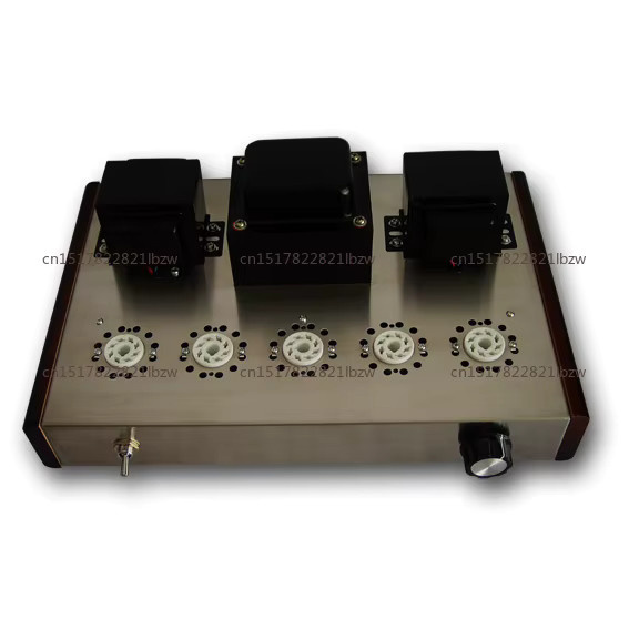 DIY Home Audio Röhrenverstärker Bausatz 6P3P 6N8P Reine Vollröhrenverstärker Montage Kit 8W + 8W in Silber - Bild 2