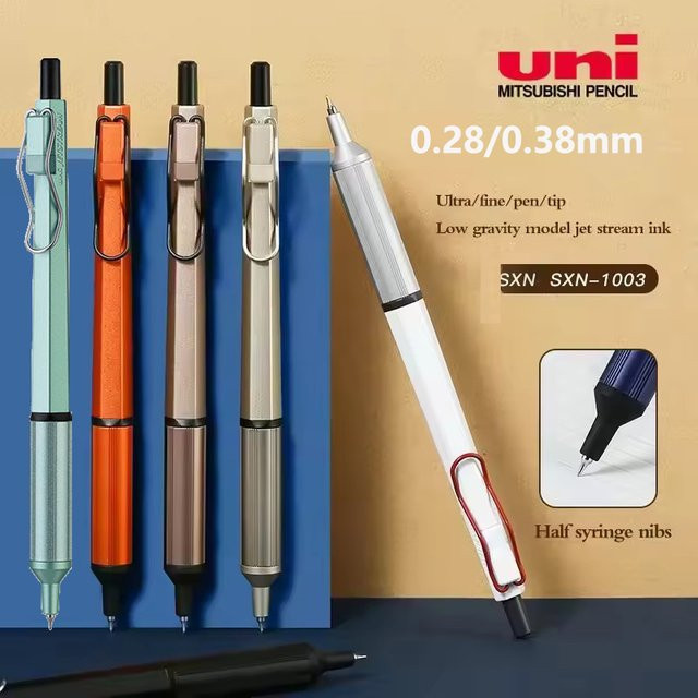 Uni Jetstream Business Öl-Kugelschreiber mit superfeiner Spitze, Farbe: Rot - Bild 1