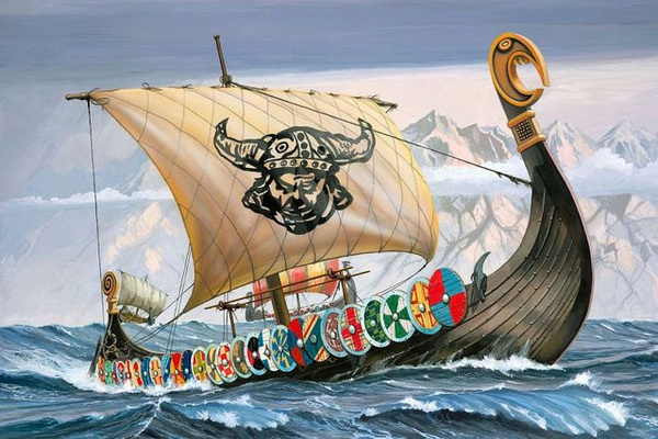 Revell Viking Ship, Piraten, Fantasy, Modellbau, 1:50, Kunststoff