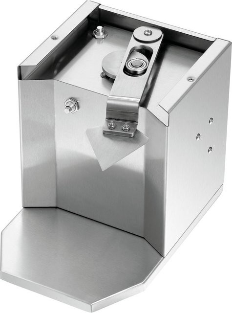 Bartscher Currywurstschneider DRM3500E elektrisch in Silber mit Edelstahlgehäuse, Breite: 16,5 cm, Höhe: 28,5 cm - Bild 1