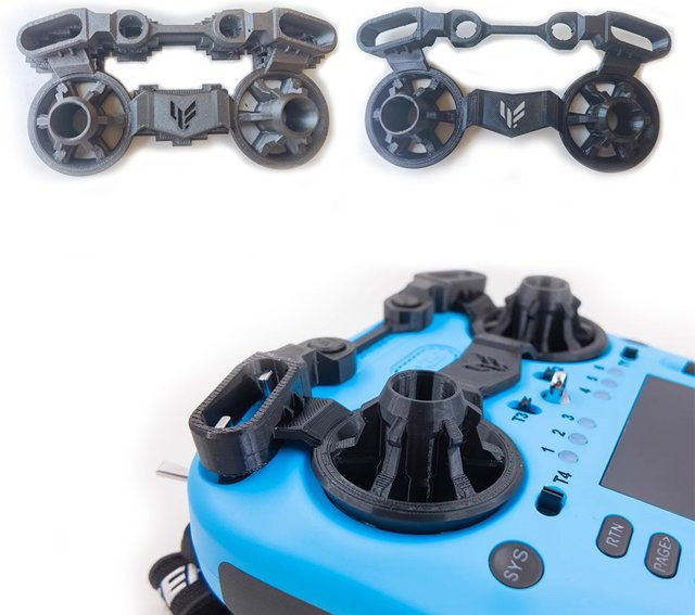 RadioMaster Joystick Schutzhülle aus TPU für TX15 Max Fernsteuerung, Schwarz - Bild 1