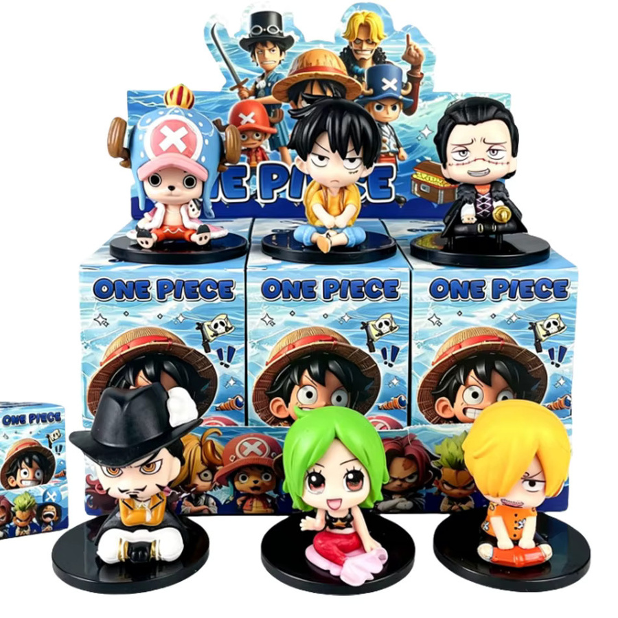 Bandai One Piece Sitzfiguren Blindbox, Mini-Charaktere, PVC-Statuen - Bild 2