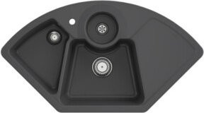 Villeroy & Boch Eckspüle Solo in Graphit mit CeramicPlus Beschichtung - Bild 1