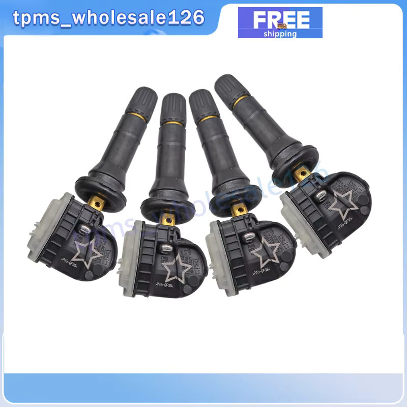 GANGLE TPMS Reifendruckkontrollsensor Set 315MHz in Schwarz für Cadillac CT6 XT6 Chevrolet Blazer Equinox Malibu und GMC Yukon, 4 Stück - Bild 2