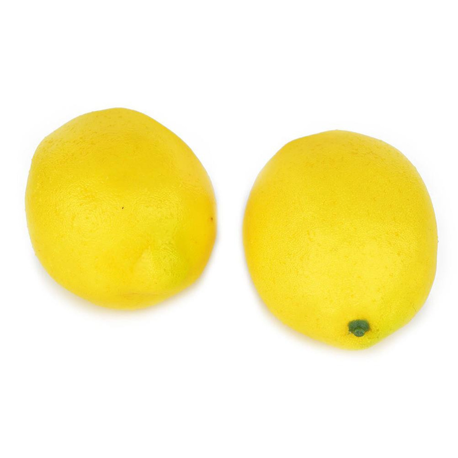 10 Stück Fishine Simulierte Zitronen aus Schaumstoff als Obst Modell in Gelb für Fotografie und Display-Dekoration - Bild 2
