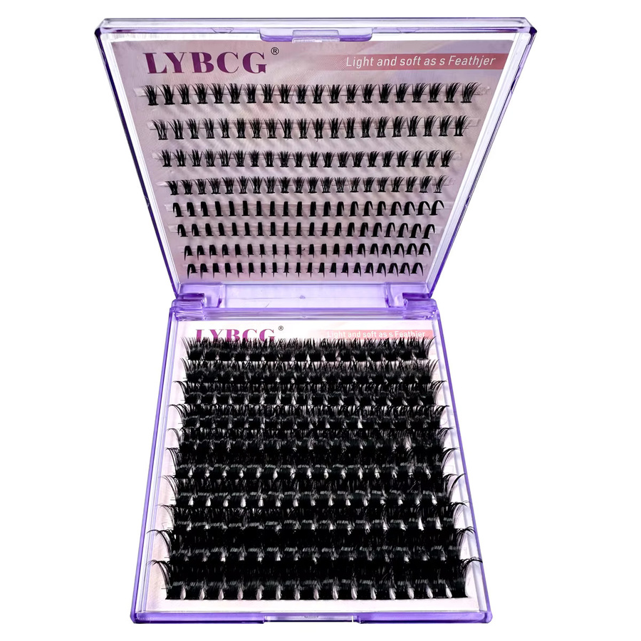 LYBCG Wimpern-Cluster-Set, Unisex - Bild 3