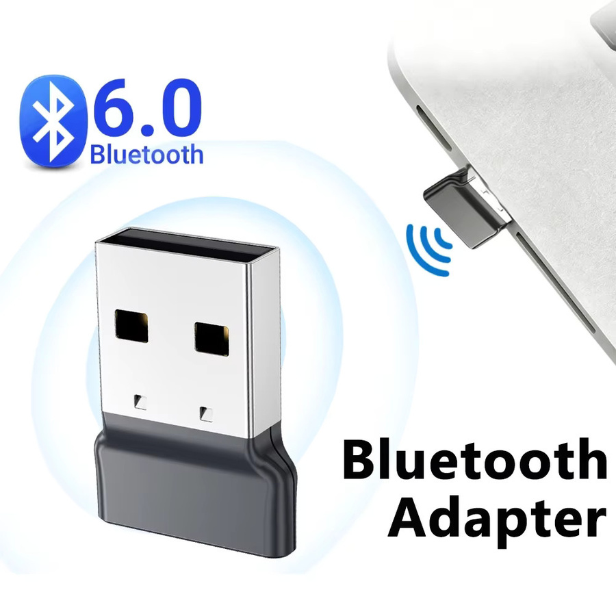 KEBIDU Bluetooth 6.0 USB-Adapter als kabelloser Audio-Empfänger und Sender für PC, Lautsprecher, Maus und Tastatur - Bild 6