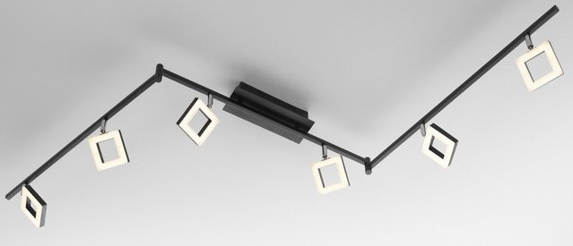 casa NOVA Spotleiste REAL III LED in Schwarz mit warmweißem Licht, verstellbar - Bild 1