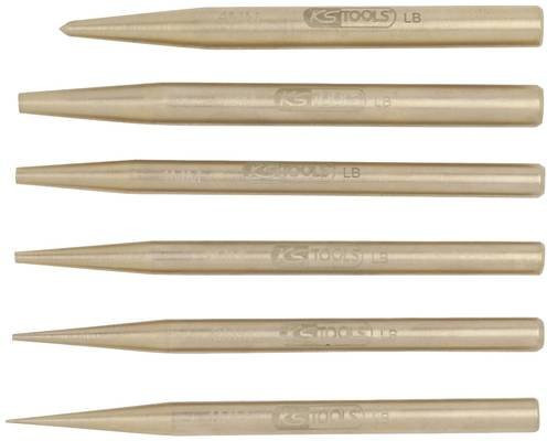 KS Tools BRONZEplus Durchtreibersatz aus Aluminium-Bronze, 6-teilig, Gold - Bild 1