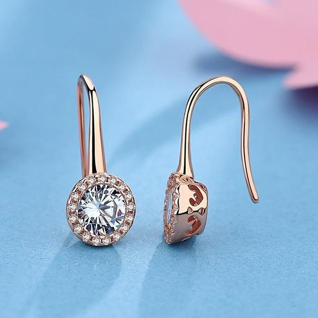 Dolid Ohrstecker 14k Roségold, Peridot, Naturtopas, Damen - Bild 1