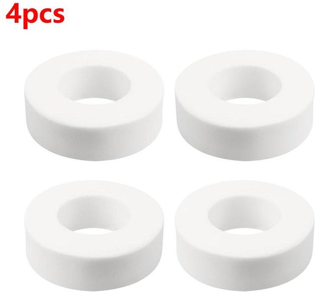4 Stück Kletterringe für Poolroboter World Auto Parts Kompatibel mit Dolphin M200, M400, M500, DX3, DX4, DX6 Farbe: Weiß - Bild 1