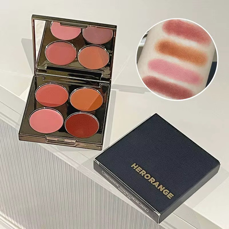 Herorange Rouge-Palette, 4 Farben, Matt, Nude - Bild 5