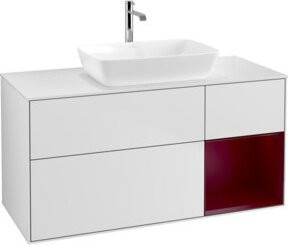 V&B Waschtischunterschrank Finion in Weiß lackiert, Breite: 120 cm, Tiefe: 50,1 cm, Höhe: 50,1 cm - Bild 1