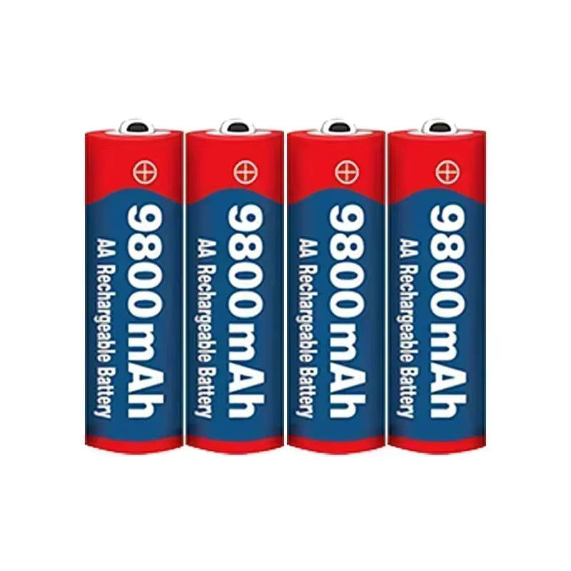 SCRCEO AA Akku 1,5 V mit 9800 mAh wiederaufladbar für LED-Leuchten, Spielzeug und Kameras - Bild 2