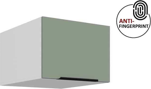 Küchen Aufsatzschrank ARIA in Aquamarin matt mit Anti-Fingerprint-Beschichtung, Breite: 50 cm - Bild 1
