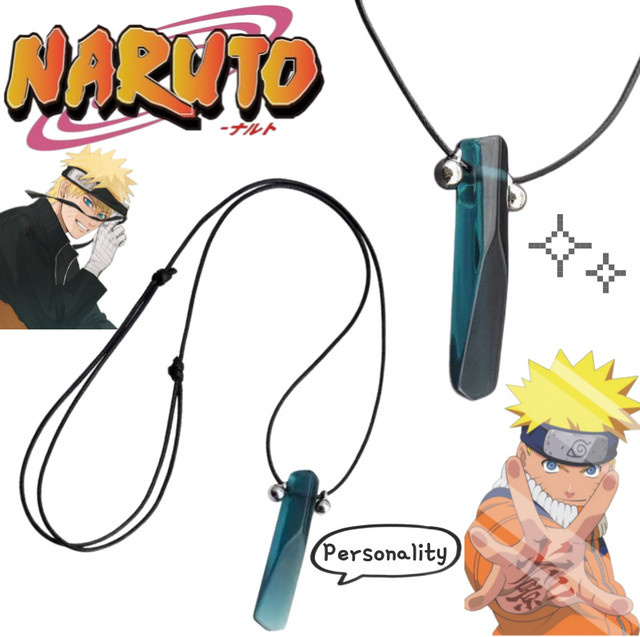Naruto Halskette, Schwarz, Unisex - Bild 1