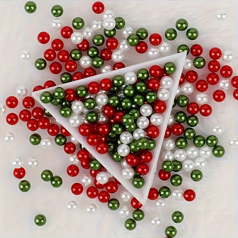 QYWCTZ Perlen, rot, grün, weiß, multicolor, Erwachsene - Bild 3