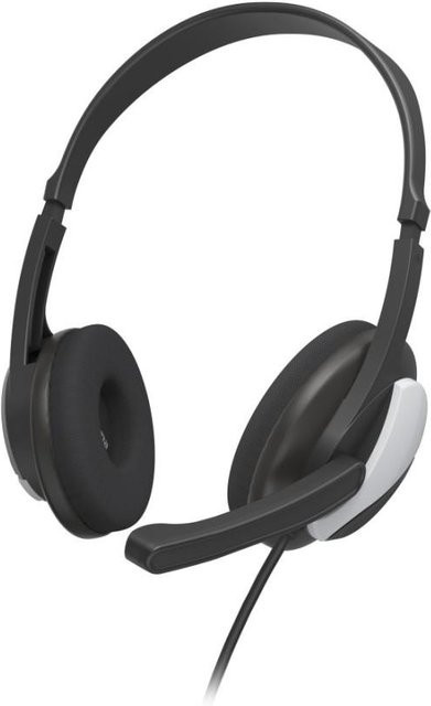 Hama PC-Office-Headset HS-P100 V2 Stereo Schwarz mit 3,5 mm Klinkenanschluss - Bild 1