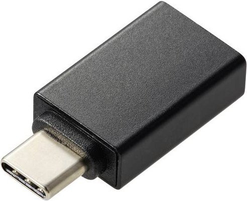 Renkforce USB-C auf USB 3.2 Gen 2 Adapter Schwarz RF-5771512 - Bild 1