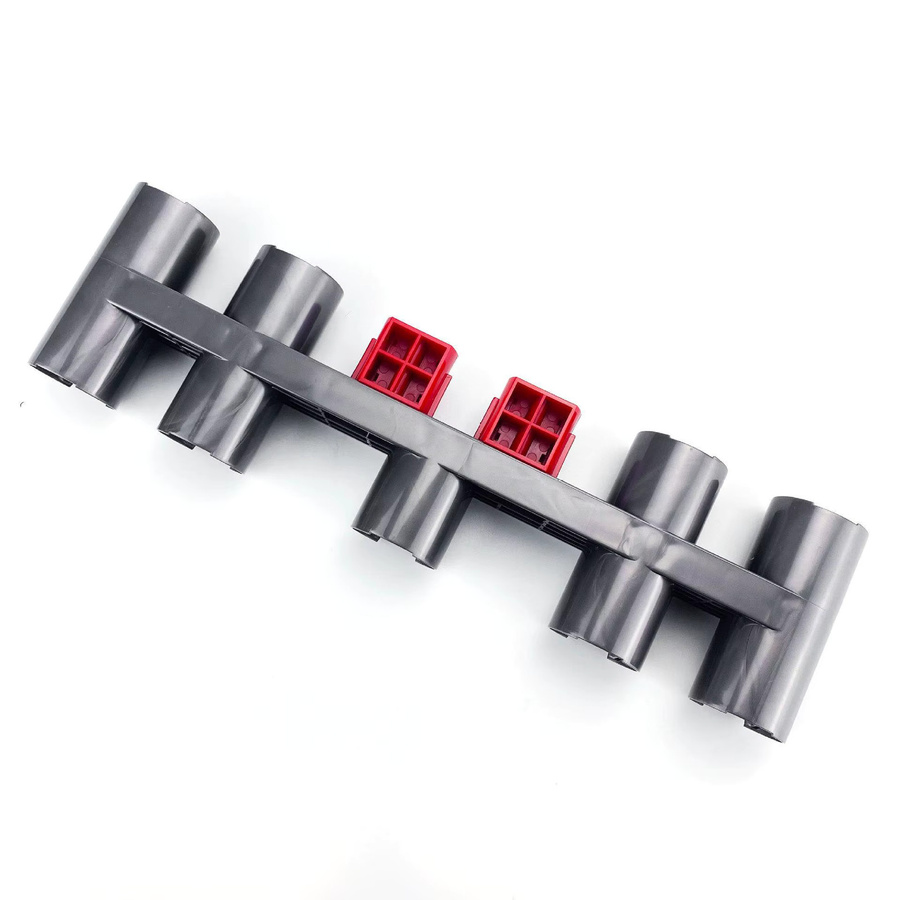 Dyson Staubsauger Zubehör Halterung mit Regal für V7 V8 V10 V11 V15, Wandmontage, Grau - Bild 3