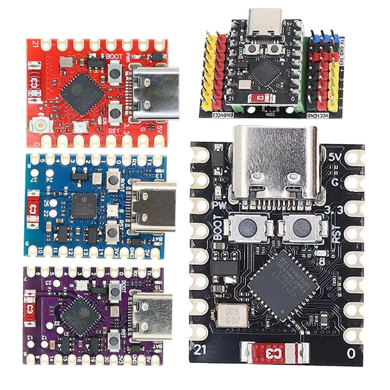 Estardyn SuperMini Entwicklungsboard ESP32-C3 S3 C6 H2 mit WLAN und Bluetooth sowie Keramikantenne - Bild 4