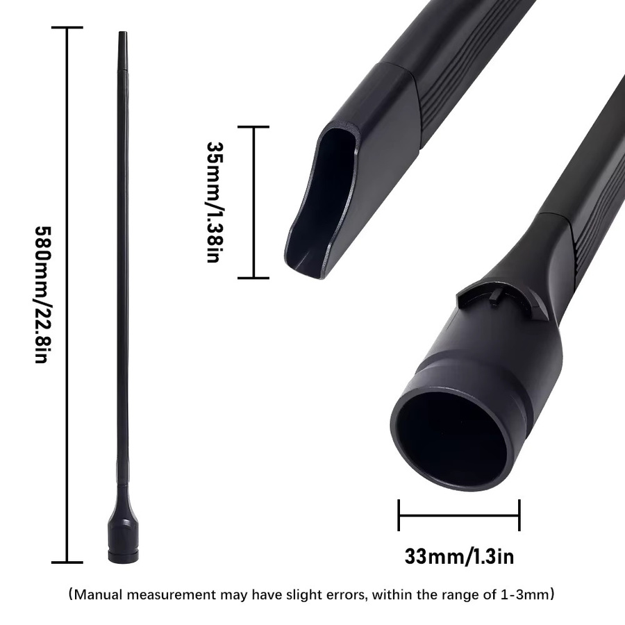 Flexibles Flachdüsen-Staubsaugerteil mit Konvertierungsadapter und verlängertem Fugendüsen-Aufsatz für Dyson V6 V7 V8 V10 V11 V15 - Bild 3