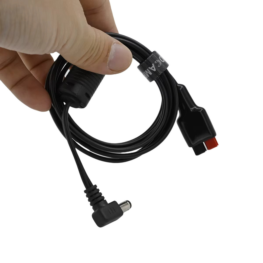 Jianpai AP Power Pole Kabel AWG18 mit Ferritkernkopf und Anderson-Stecker für ICOM IC-705/IC705 QRP Radio DC Zubehörkabel, Schwarz - Bild 2