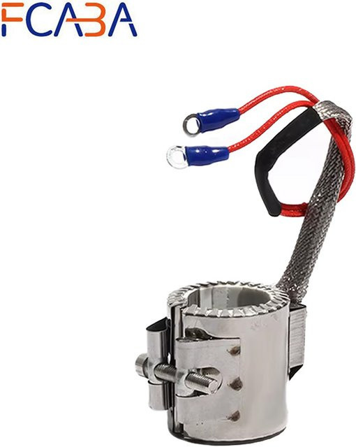 FCABA Keramik-Heizband Heizelement in Silber mit 30 mm Innendurchmesser und 30–50 mm Höhe - Bild 1
