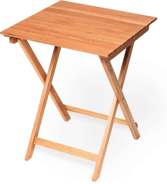 Merxx Klapptisch Porto aus Eukalyptusholz in Braun, B/T: 60 x 60 cm - Bild 1