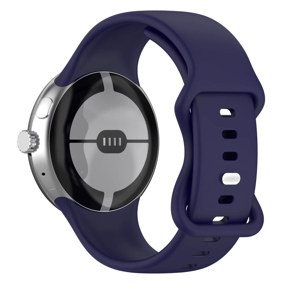 Google Uhrenarmband Silikon, Schwarz, Unisex - Bild 5