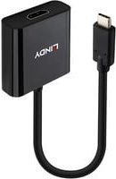 Lindy USB Typ C auf HDMI 4K60 Konverter Adapter in Schwarz - Bild 1