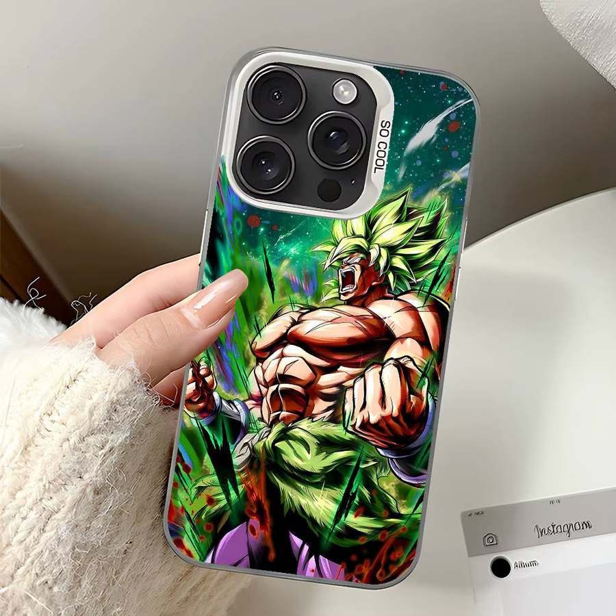 Dragon Ball Broly Stoßfeste Handyhülle in Silber für iPhone 11 bis iPhone 17 Pro Max - Bild 5