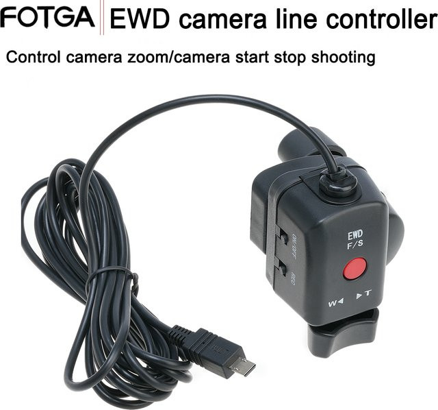 FOTGA EWD Line Controller Kameraobjektiv Fernbedienung für Videofotografie in Schwarz - Bild 1