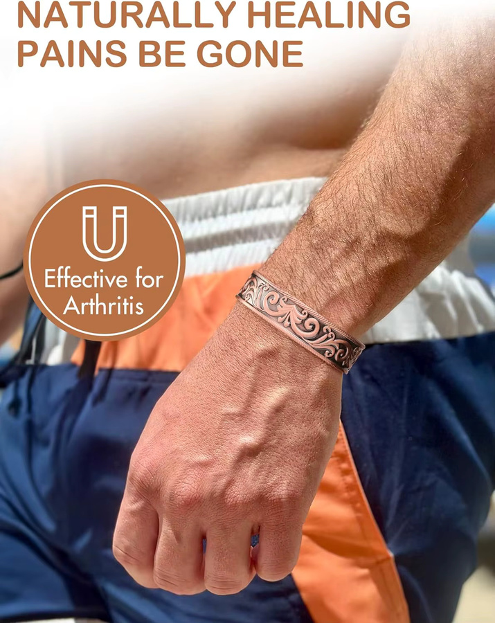 ARADOO Armband, Kupfer, magnetisch, Unisex - Bild 4