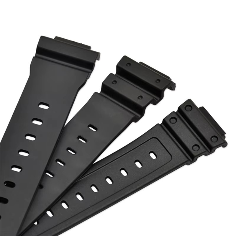 strapfreak Uhrenarmband Harz, Schwarz, Herren, 16 mm - Bild 3