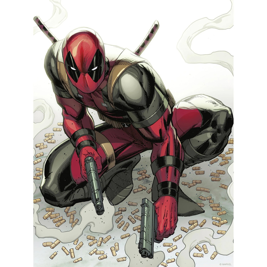 Komar Wandbild Marvel Deadpool Bullets in Rot, Breite: 30 cm, Höhe: 40 cm - Bild 2