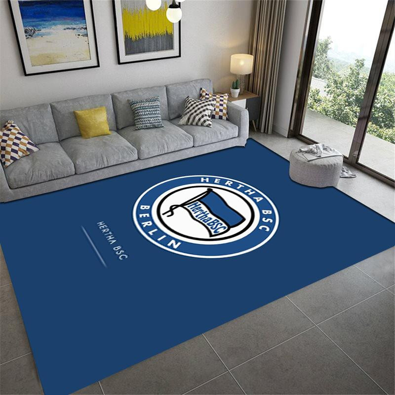 Hertha BSC Teppich On My Love Home Blau, Rutschfeste Fußmatte aus Polyester für Wohnzimmer und Kinderzimmer, B/T: 200 x 160 cm - Bild 4