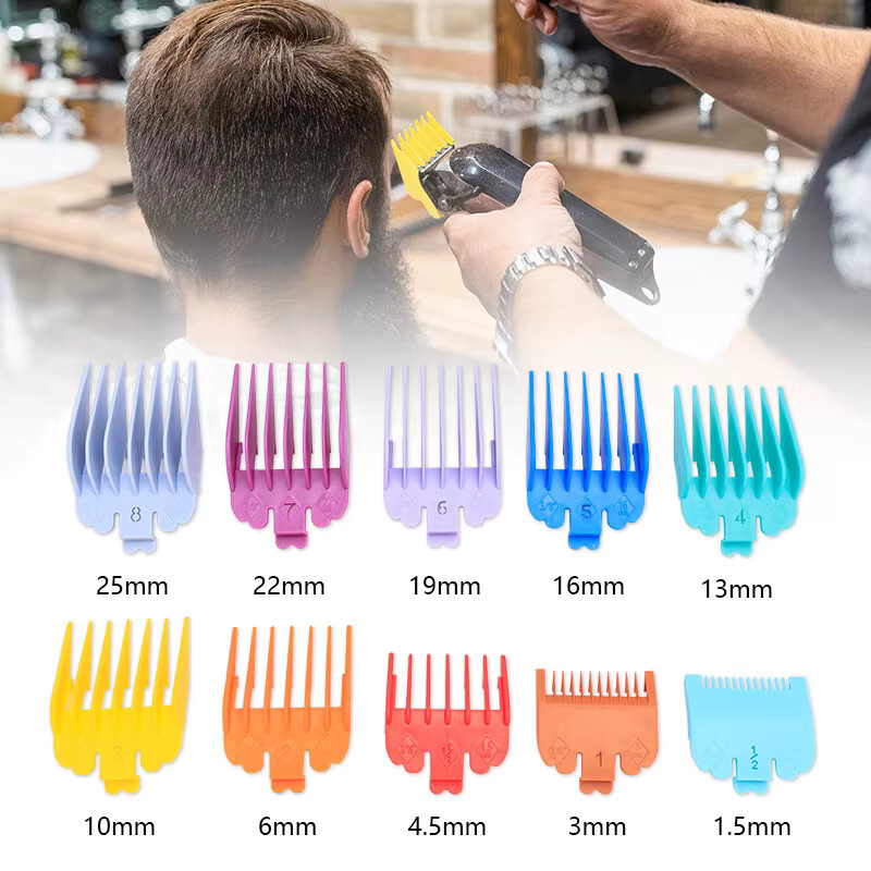 Universal Haar Clipper Kamm Guide Set, 1,5mm-25mm, 10 Stück - Bild 2