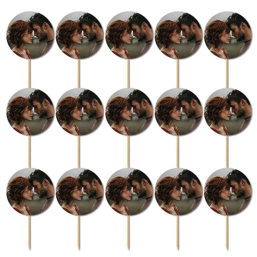 Individuell gestaltbare Cupcake-Dekoration mit Foto für Geburtstage und Hochzeiten von cyuan in Mehrfarbig - Bild 5