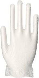 Medi-Inn Light Einmalhandschuhe aus Vinyl, transparent, latexfrei, leicht gepudert, Größe M, 100 Stück - Bild 1