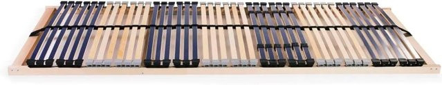 vidaXL Lattenrost aus Buche und Birke mit 42 Latten und 7 Zonen, B/T/H: 80 x 200 x 195 cm - Bild 1