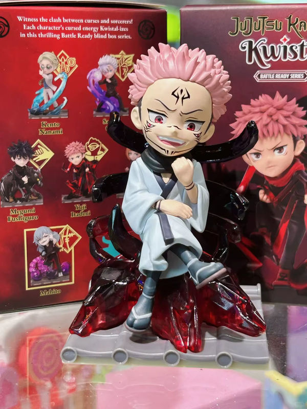 Bandai Jujutsu Kaisen Anime Figuren Set mit Itadori Yuji, Kugisaki Nobara, Fushiguro Megumi und Nanami Kento in mehrfarbig aus Kunststoff - Bild 2