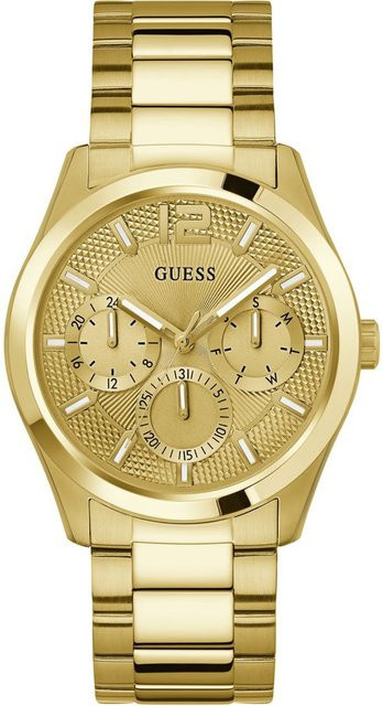 Guess Armbanduhr, Quarz, Edelstahl, Gold, 42 mm, Herren - Bild 1