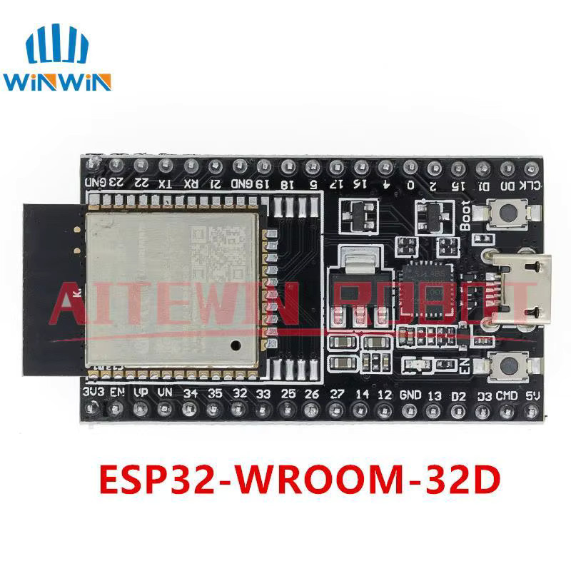AITEWIN ROBOT ESP32-DevKitC Entwicklungsboard mit ESP32-WROOM-32D und ESP32-WROOM-32U in Schwarz, WIFI und Bluetooth kompatibel - Bild 3