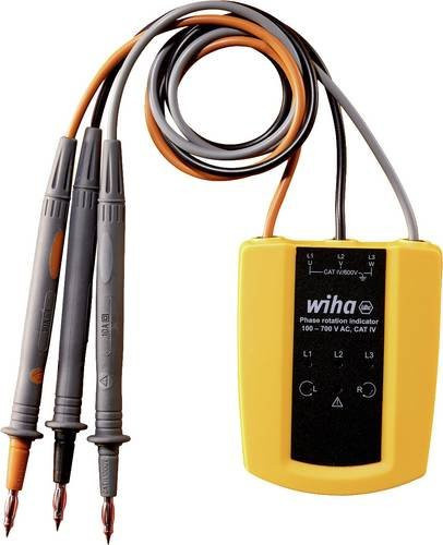Wiha Drehfeldrichtungsanzeiger 45221, 100 - 700 V AC, CAT III 1000 V / CAT IV 600 V Messgerät - Bild 2
