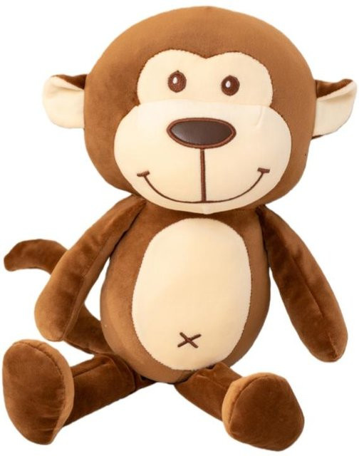 Yiran toy Kawaii Affe Plüschtier, braun, 45cm - Bild 1