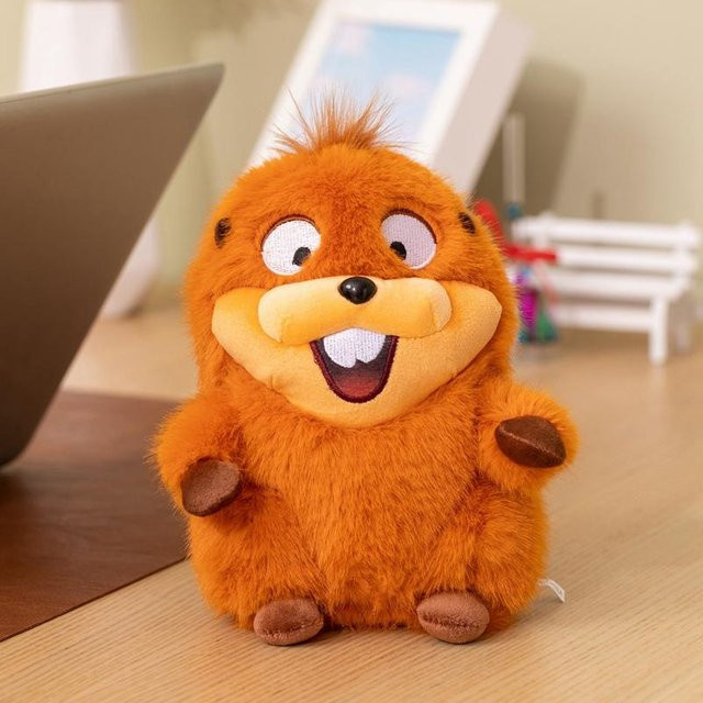 Yiran toy König Biber Plüschtier, Puppe, 20cm, ab 14 Jahren - Bild 1